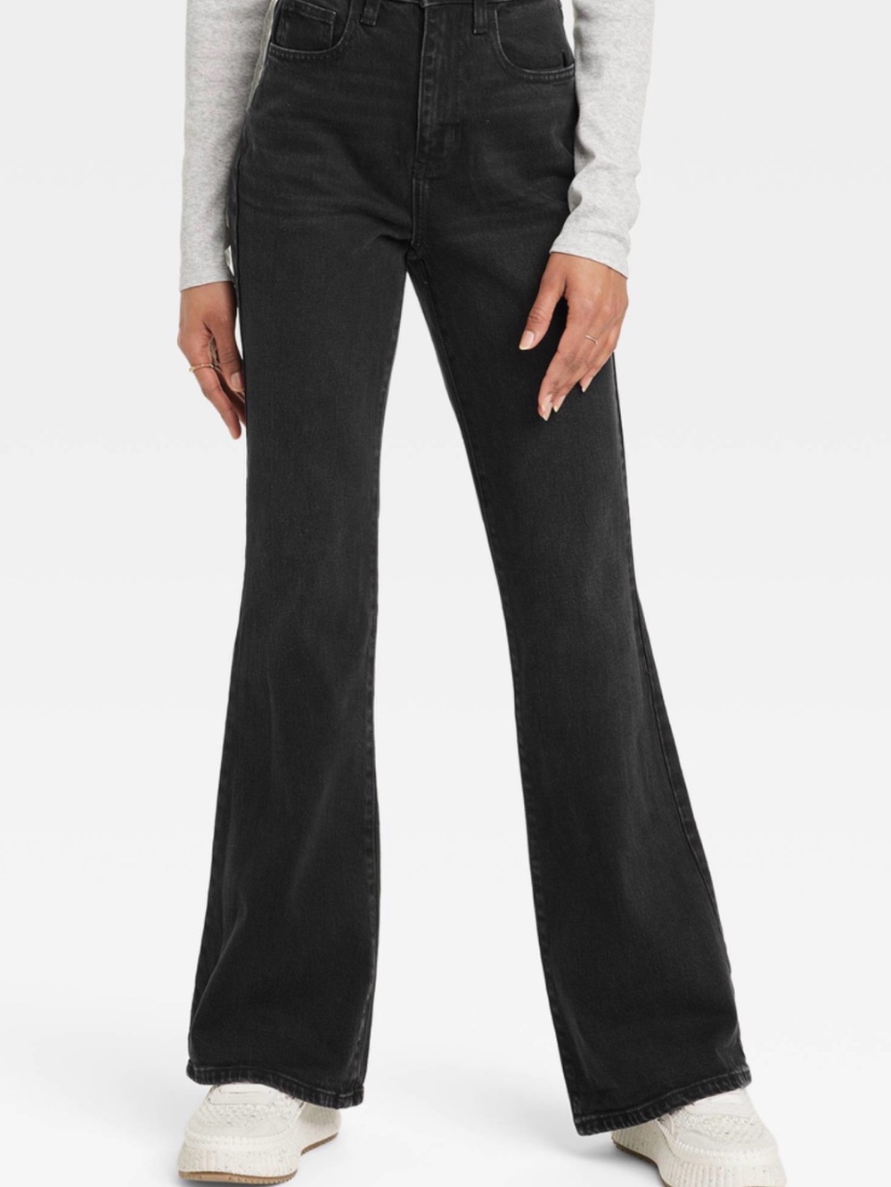Universal Thread High-Rise Black Flare Jeans
